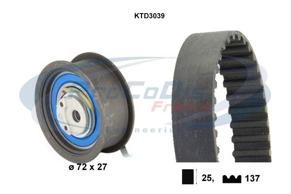 PROCODIS FRANCE Zobsiksnas komplekts KTD3039